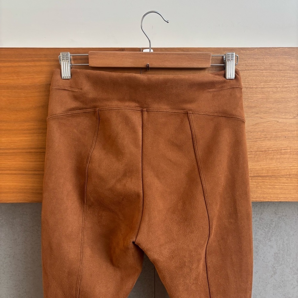 SPANX High Waist Faux Suede Leggings, Size M - Picture 8 of 9